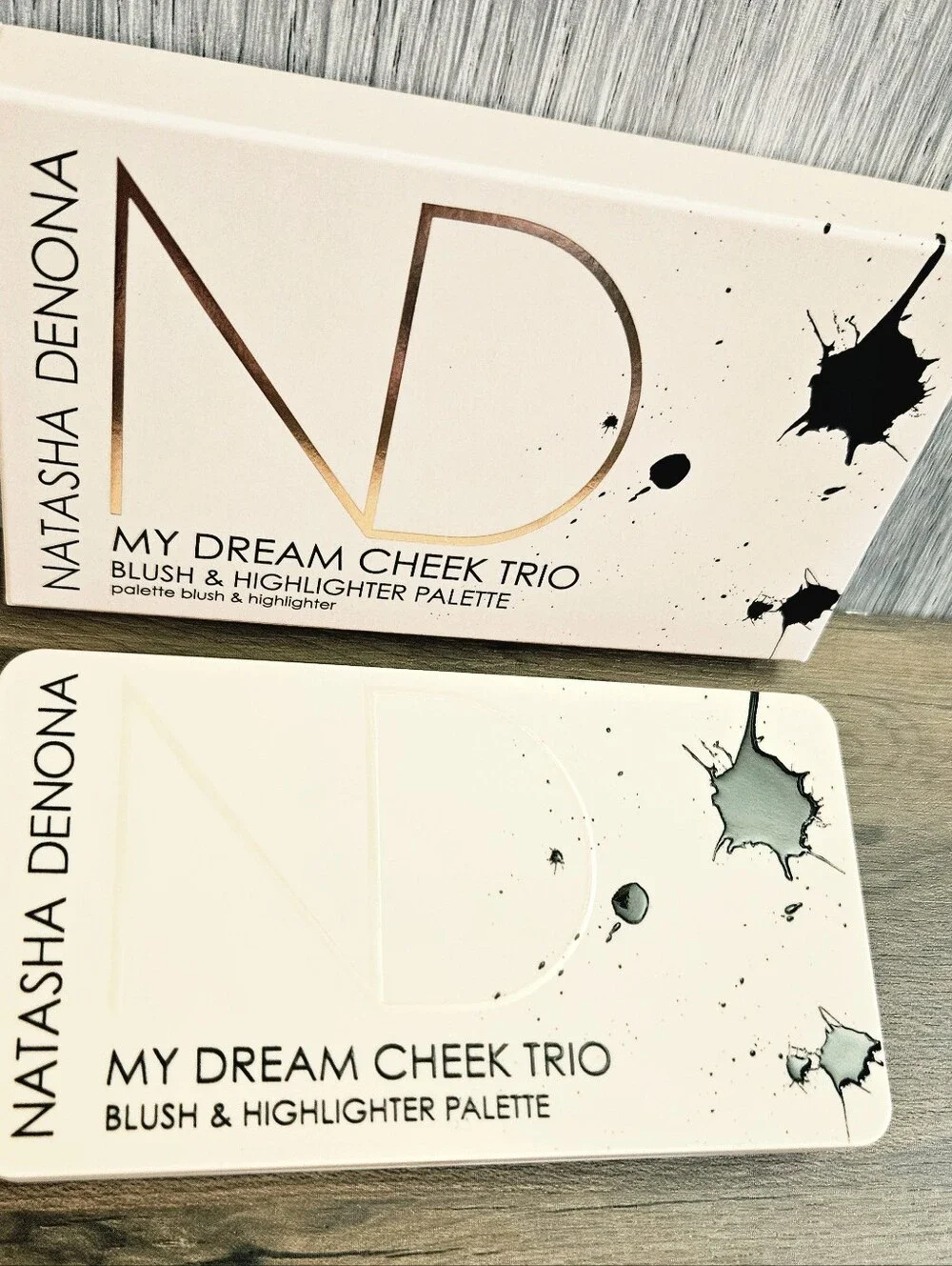 Natasha Denona MY DREAM Cheek Trio Blush & Highlighter Mini Palette NEW MSRP $48